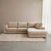 LABEL51 Hoekbank Valero Rechts Naturel 294x257x82 cm-Hoekbanken-LABEL51