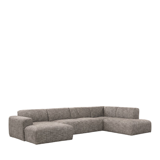 LABEL51 Hoekbank Verona Stof Taupe Silencio-Hoekbanken-LABEL51