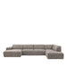 LABEL51 Hoekbank Verona Stof Taupe Silencio-Hoekbanken-LABEL51