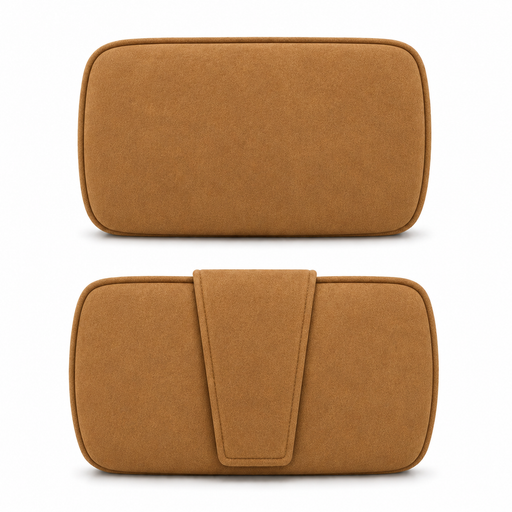 LABEL51 Hoofdkussen Odense Cognac Micro Suede 43x5x20 cm-Sierkussens-LABEL51