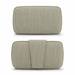 LABEL51 Hoofdkussen Odense Naturel Bouclé 43x5x20 cm-Sierkussens-LABEL51
