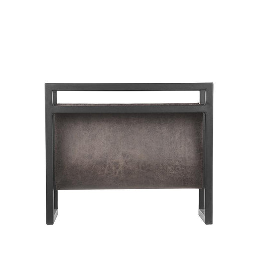 LABEL51 Magazinehouder Antraciet Leder 45x20x38 cm-Opbergdozen en manden-LABEL51