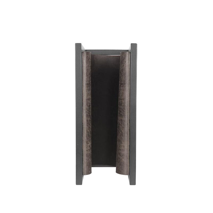 LABEL51 Magazinehouder - Antraciet - Leder-Lichtbronnen-LABEL51