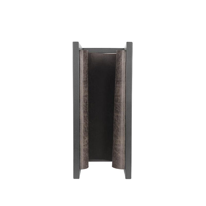 LABEL51 Magazinehouder - Antraciet - Leder - One Size-Lichtbronnen-LABEL51
