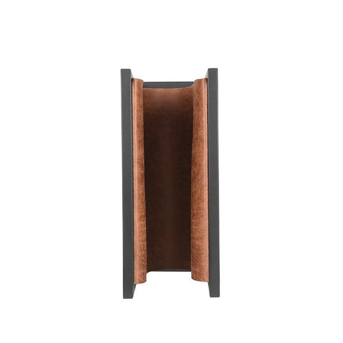 LABEL51 Magazinehouder Cognac Leder 45x20x38 cm-Opbergdozen en manden-LABEL51