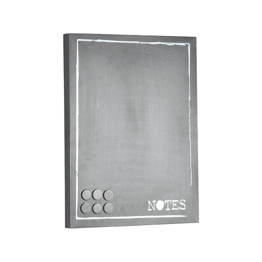 LABEL51 Memobord Antiek Grijs Metaal 36x3x46 cm-Wanddecoratie-LABEL51