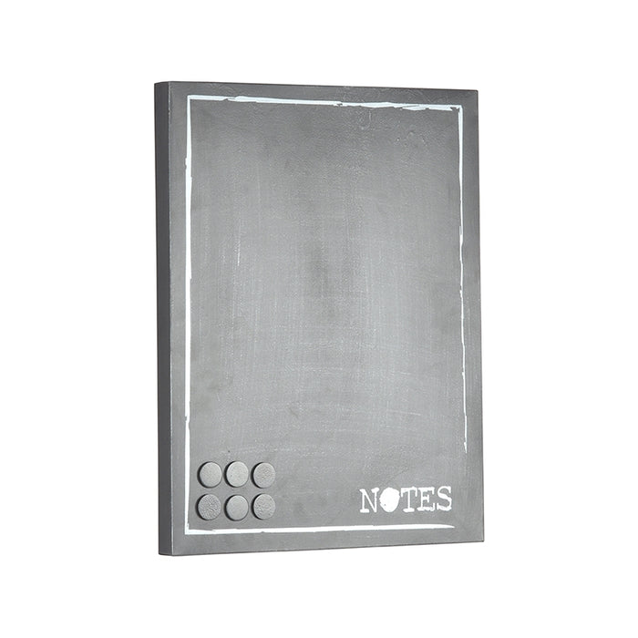 LABEL51 Memobord Antiek Grijs Metaal 36x3x46 cm-Wanddecoratie-LABEL51