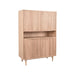 LABEL51 Opbergkast Bergkast Jule Naturel Eiken Barkast 110x49x158 cm-Bergkasten-LABEL51