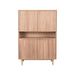LABEL51 Opbergkast Bergkast Jule Naturel Eiken Barkast 110x49x158 cm-Bergkasten-LABEL51