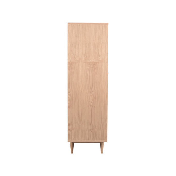 LABEL51 Opbergkast Bergkast Jule Naturel Eiken Barkast 110x49x158 cm-Bergkasten-LABEL51