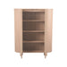 LABEL51 Opbergkast Bergkast Oliva Naturel Eiken 125 cm 125x47x158 cm-Opbergkasten-LABEL51