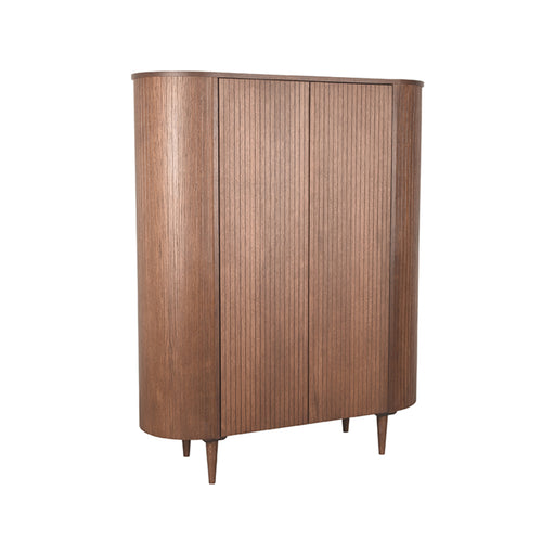 LABEL51 Opbergkast Bergkast Oliva Walnoot Eiken 125 cm 125x47x158 cm-Opbergkasten-LABEL51