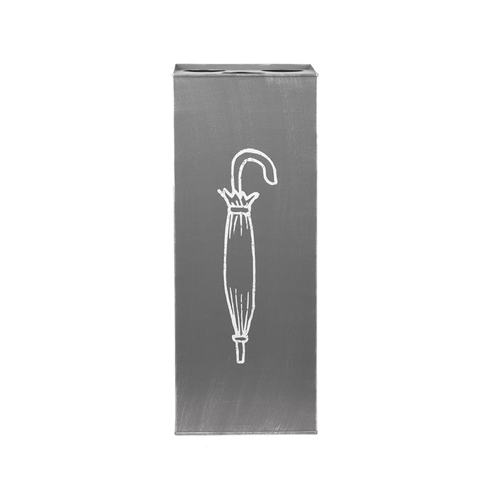 LABEL51 Parapluhouder Antiek Grijs Metaal 22x22x56 cm-Opbergdozen en manden-LABEL51