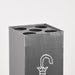 LABEL51 Parapluhouder Antiek Grijs Metaal 22x22x56 cm-Opbergdozen en manden-LABEL51