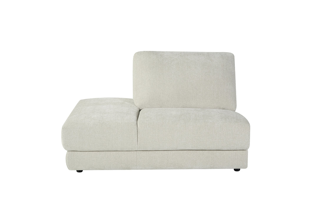 LABEL51 Poef Bank Tivoli Naturel Chenille Ottomane Links 135x102x83 cm-Banken-LABEL51
