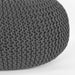 LABEL51 Poef Knitted - Antraciet - Katoen - L-Poefs-LABEL51