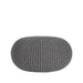 LABEL51 Poef Knitted - Donkergrijs - Katoen - L-Poefen-LABEL51