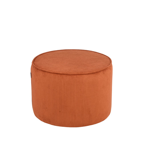 LABEL51 Poef Tibo - Rust - Ribcord - 55 cm - Rond-Poefs-LABEL51