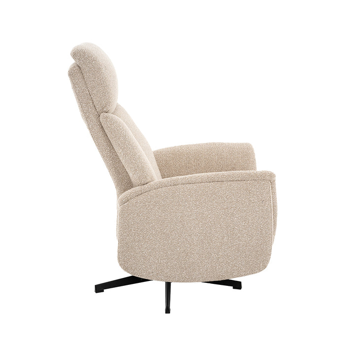 LABEL51 Relaxfauteuil Aarhus naturel 2-Motorig 73x86x114 cm