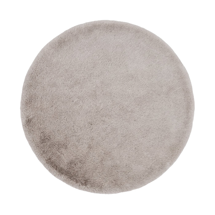 Teppiche Indy - Hell Taupe - Polyester - 200x200 cm - Rund