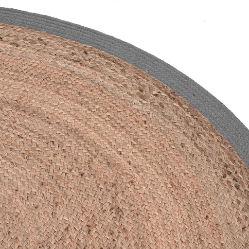 LABEL51 Rond Vloerkleed Jute Naturel 90 cm-Ronde vloerkleden-LABEL51