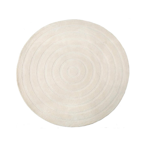 LABEL51 Rond vloerkleed Vloerkleden Agra Ivoor Polyester 200x200 cm Rond-Ronde vloerkleden-LABEL51