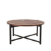 LABEL51 Salontafel Dox - Espresso - Mangohout - 70 cm - Zwart-Salontafels-LABEL51