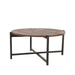 LABEL51 Salontafel Dox - Espresso - Mangohout - 70 cm - Zwart-Salontafels-LABEL51