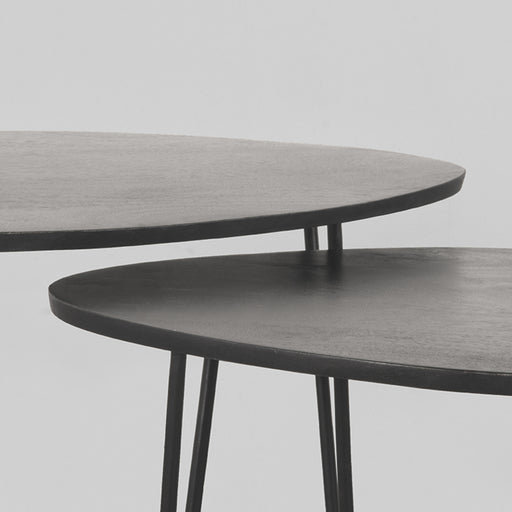 LABEL51 Salontafel Frisk Zwart Mangohout 68 cm 68x43x44 cm-Salontafels-LABEL51