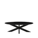 LABEL51 Salontafel James - Zwart - Mangohout - 130 cm - Ovaal-Salontafels-LABEL51