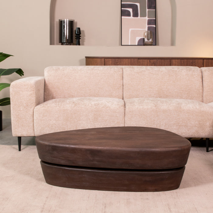 LABEL51 Salontafel Javi - Espresso - Mangohout - 110 cm-Salontafels-LABEL51