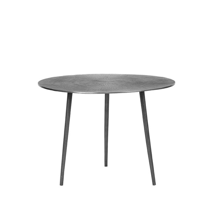 LABEL51 Salontafel Nobby - Grijs - Metaal - 60 cm - Rond-Salontafels-LABEL51