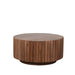 Salontafel Novan - Nature Smooth - Mangohout - 70 cm - Rond-Salontafels-LABEL51