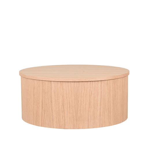 LABEL51 Salontafel Oliva Naturel Eiken 70 cm Rond 70x70x30 cm-Salontafels-LABEL51