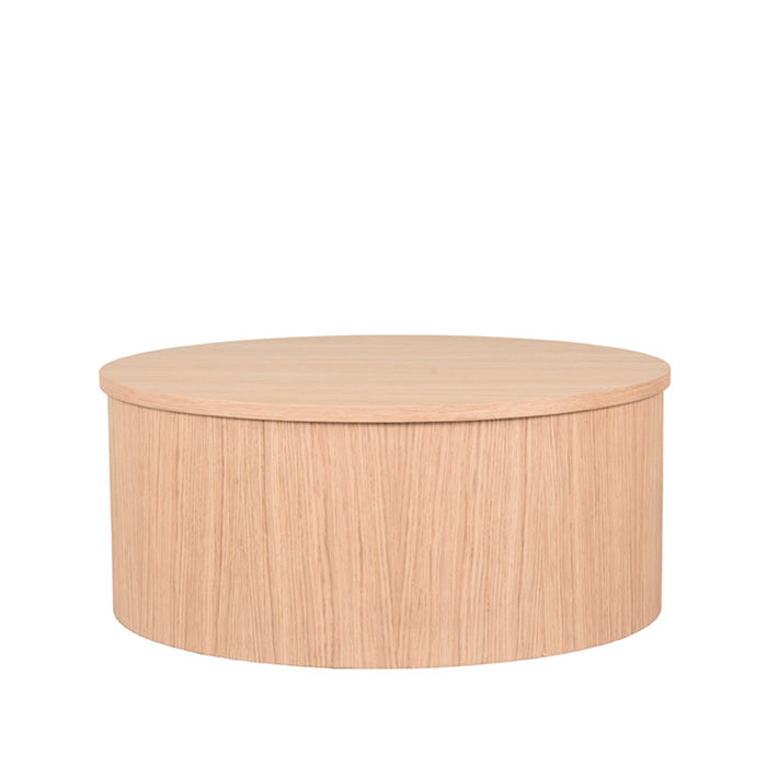 LABEL51 Salontafel Oliva Naturel Eiken 70 cm Rond 70x70x30 cm-Salontafels-LABEL51