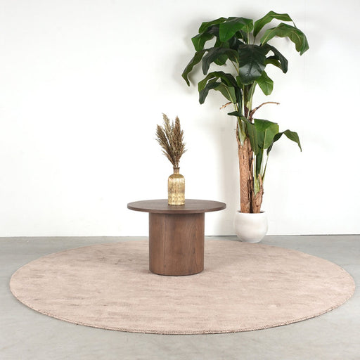 LABEL51 Salontafel Oliva Walnoot Eiken 60 cm Rond 60x60x40 cm-Salontafels-LABEL51