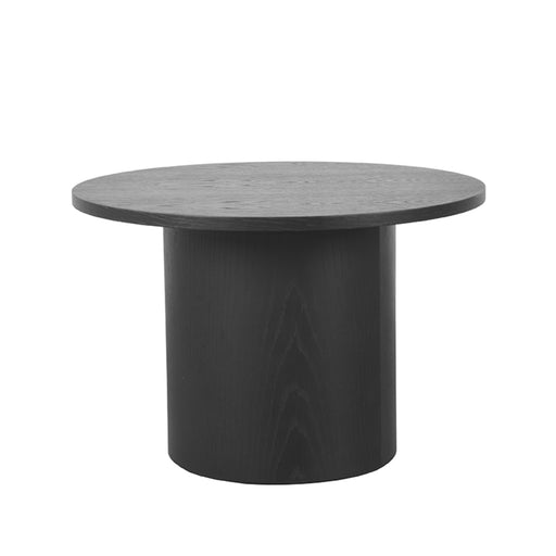 LABEL51 Salontafel Oliva Zwart Eiken 60 cm Rond 60x60x40 cm-Salontafels-LABEL51
