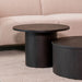 LABEL51 Salontafel Oliva Zwart Eiken 60 cm Rond 60x60x40 cm-Salontafels-LABEL51