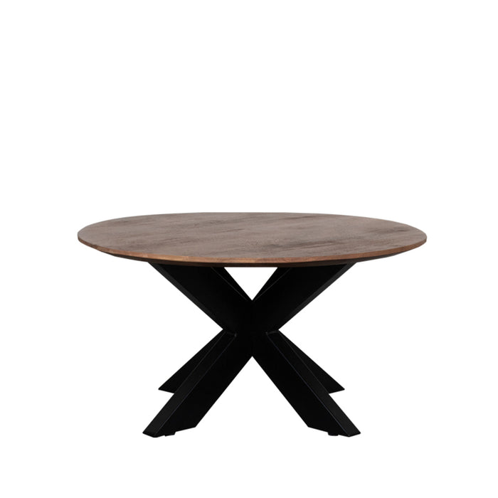 LABEL51 Salontafel Otis - Nature - Mangohout - 80 cm - Rond-Salontafels-LABEL51