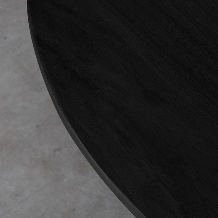 LABEL51 Salontafel Rosie - Zwart - Mangohout - 140 cm-Salontafels-LABEL51
