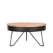 LABEL51 Salontafel Saran - Zwart - Metaal - 80 cm - Rond-Salontafels-LABEL51