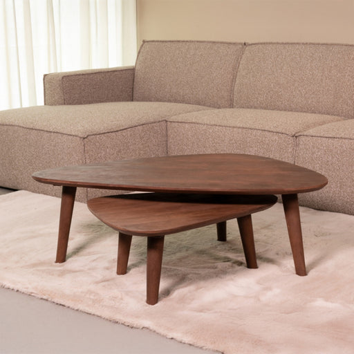 LABEL51 Salontafel Set Gregg Espresso 110x64x38 cm-Salontafels-LABEL51