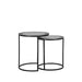 LABEL51 Salontafel Set Pair Antiek Ash Metaal 40 cm 40x40x45 cm-Salontafels-LABEL51