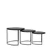 LABEL51 Salontafel Set Tres - Zwart - Metaal - 55 cm-Salontafels-LABEL51