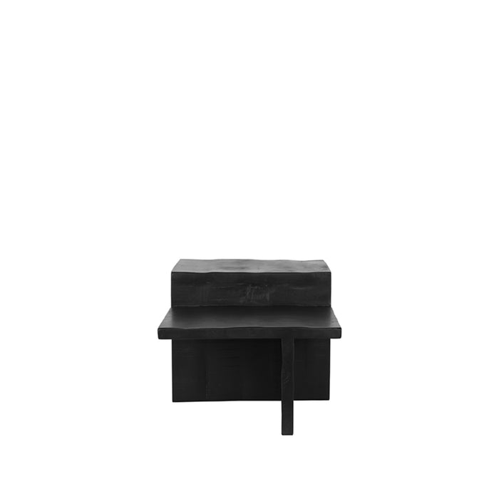 LABEL51 Salontafel Skip Zwart Mangohout 90 cm 90x50x40 cm-Salontafels-LABEL51