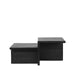LABEL51 Salontafel Skip - Zwart - Mangohout - 90 cm-Salontafels-LABEL51