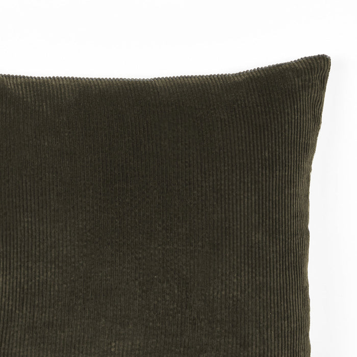 LABEL51 Sierkussen Rib - Army green - Katoen-Decoratief kussen-LABEL51