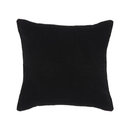 LABEL51 Sierkussen Rib - Zwart - Katoen-Decoratief kussen-LABEL51
