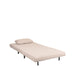 LABEL51 Slaapbank Single Naturel Boucle Single | Zwarte Poot 101x90x81 cm-Slaapbanken-LABEL51