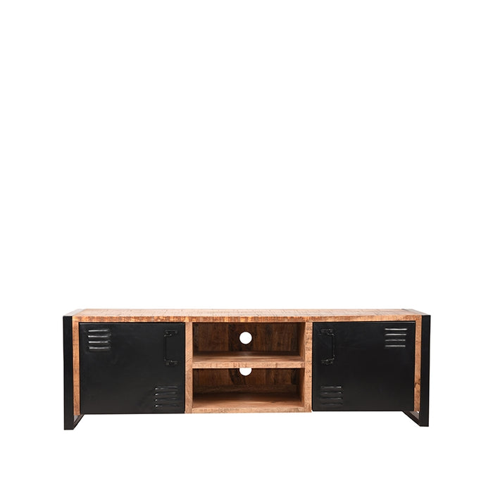 LABEL51 TV-meubel Brussels Rough Mangohout 160x45x50 cm-TV-meubels-LABEL51